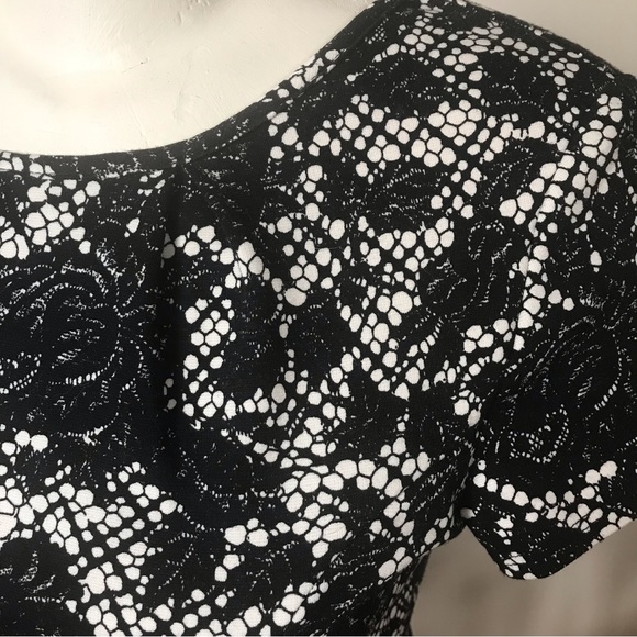 Two-piece Black & White Jules & Leopold Top & Skirt - Size M - Picture 4 of 8